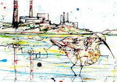 Print Ltd Edition Landscapes - Dublin Poolbeg Chimneys