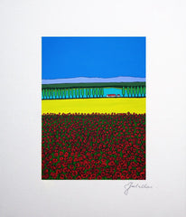 Poppy Field Unframed