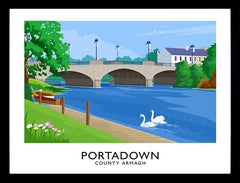 Co Armagh - Portadown-50 x 70-Black Box Frame (No Mount)