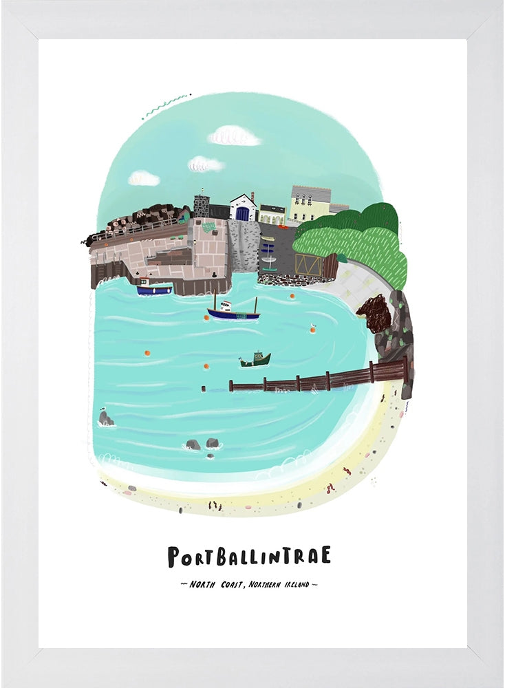 Places - Portballintrae - White Frame