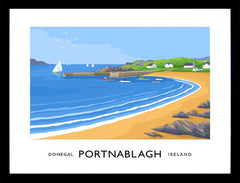 Co Donegal - Portnablagh Frame Black 40x30 No Mount