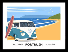 Co Antrim - Portrush Frame Black 40x30 nomount