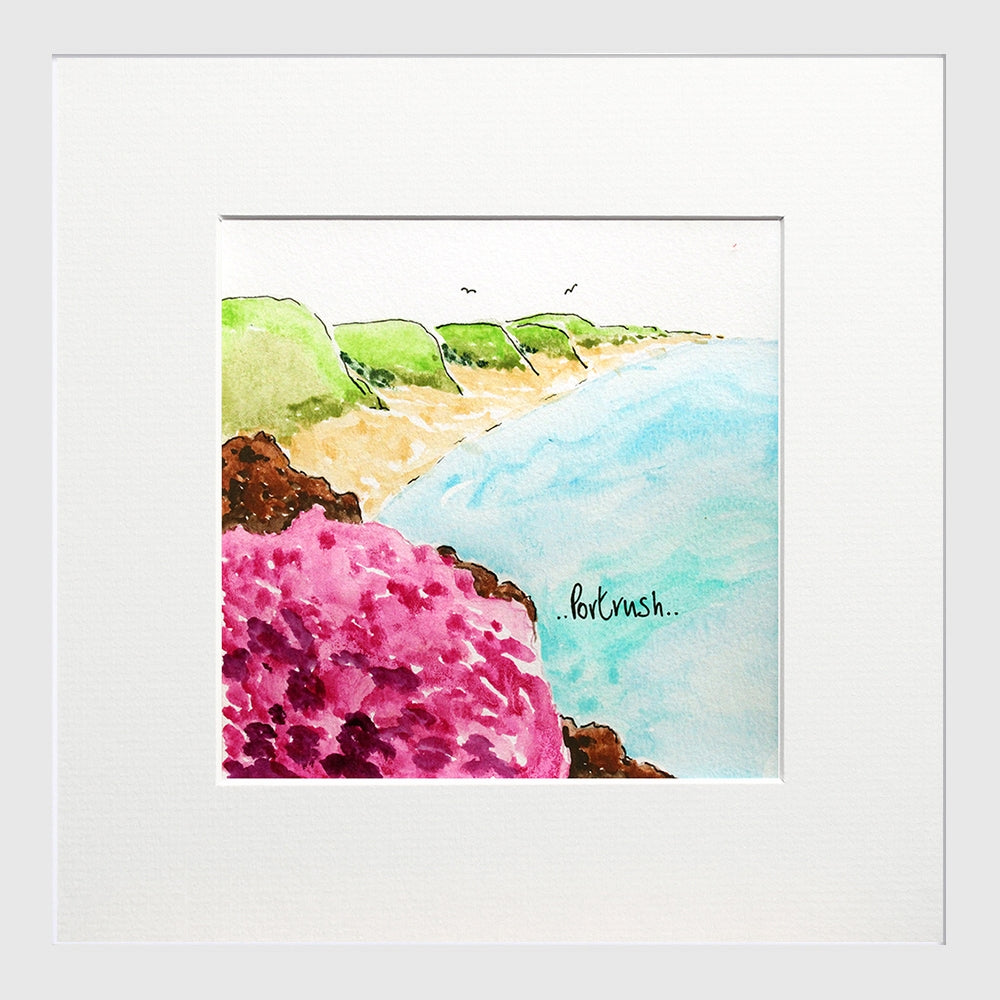 Portrush Small Flat White Frame