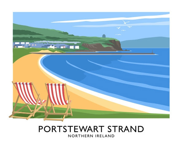 Co Derry - Portstewart Strand Unframed 50x70
