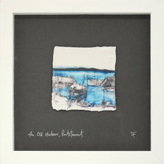 Memories - Portstewart Harbour -10 x 10-Framed
