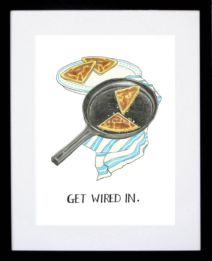 Food - Potato Bread Black frame