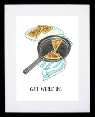 Food - Potato Bread Black frame