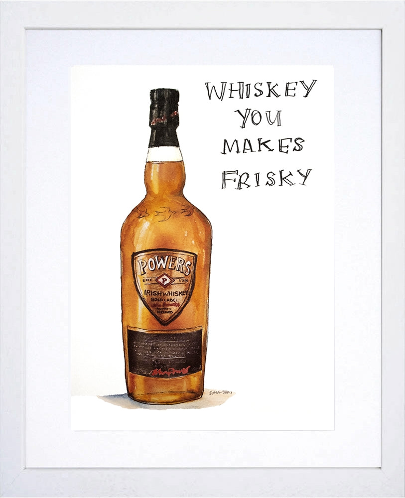 Drinks Whiskey - Powers White Frame