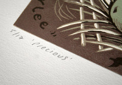 Lino Print - Precious