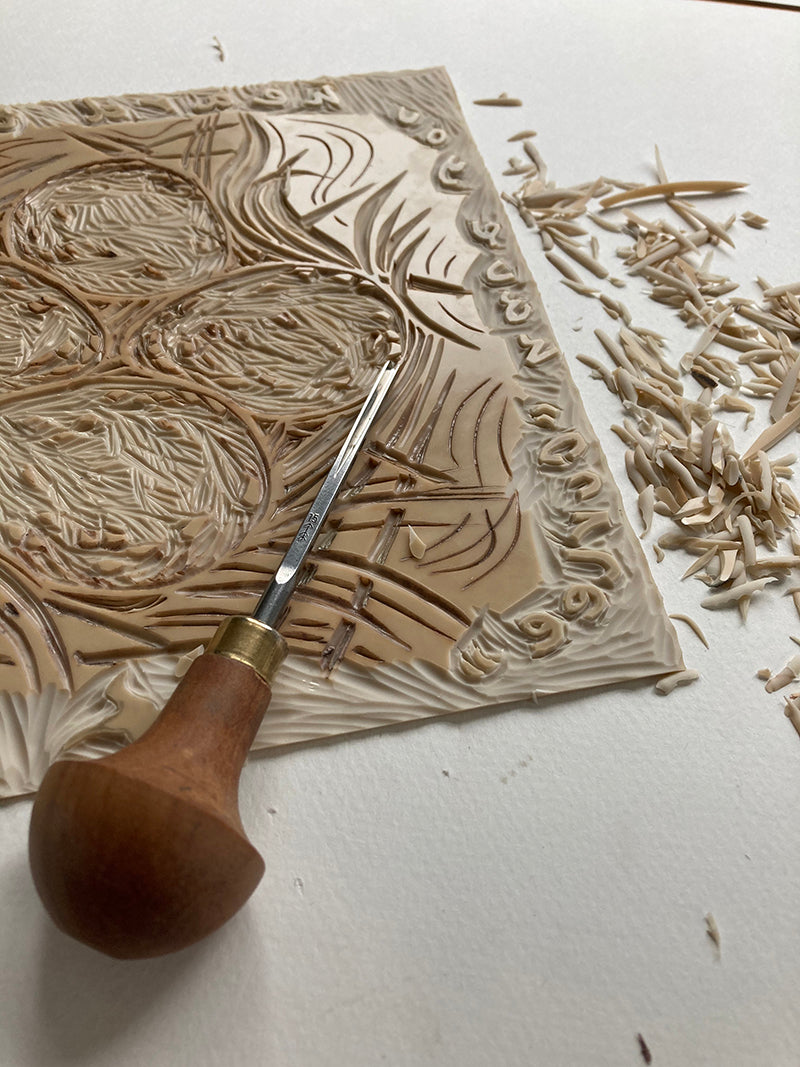 Lino Print - Precious