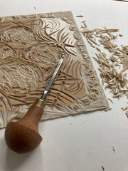 Lino Print - Precious