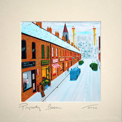 Print - Property Boom 15 x 15 Unframed