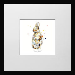 Print Open Edition Animals - Pumpkin-12 x 12-Small Flat Black Frame