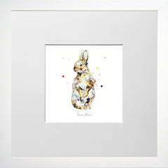 Print Open Edition Animals - Pumpkin-12 x 12-Small Flat White Frame