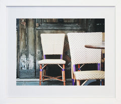 Paris In Purple - Table And Chairs Frame White