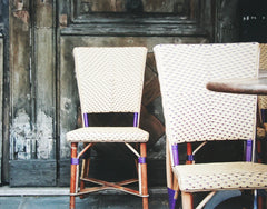 Paris In Purple - Table And Chairs Unframed