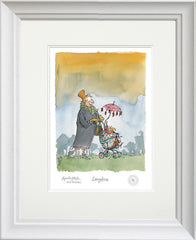 Quentin Blake 90th Birthday - Loveykins - Framed