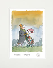 Quentin Blake 90th Birthday - Loveykins - Unframed