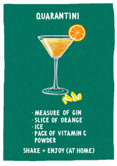 Lockdown - Quarantini Unframed