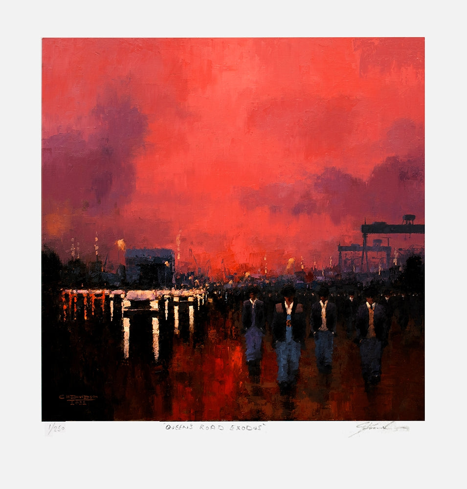 Print - Queens Road, Exodus-35 x 35-Unframed
