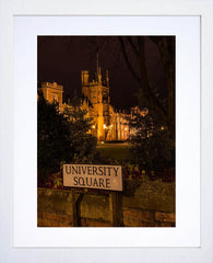 Belfast - Queen's University Frame White