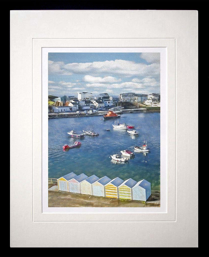 Co Antrim - Quiet Day Portrush Frame Black Box 40X30