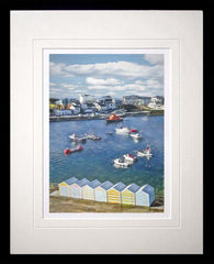 Co Antrim - Quiet Day Portrush Frame Black Box 40X30