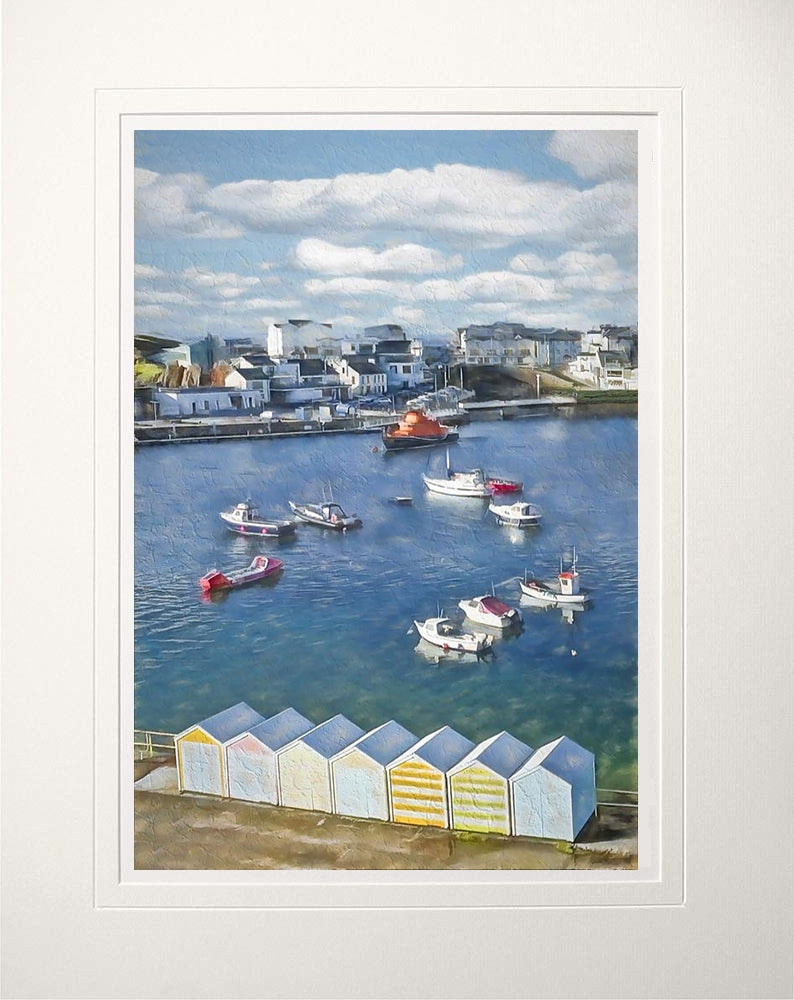 Co Antrim - Quiet Day Portrush Unframed 60x47.5