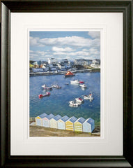 Co Antrim - Quiet Day Portrush Frame Black Moulded 60x47.5