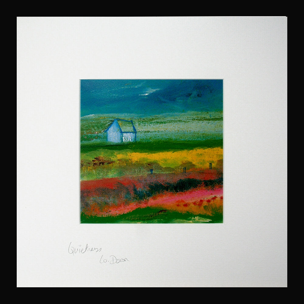 Print - Quietness, Co Down Black Frame