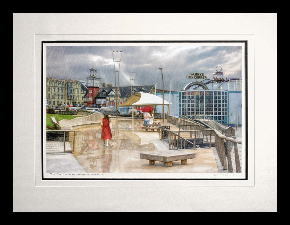Co Antrim- Rain Series - Barry's Portrush - Flat Black Frame