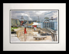 Co Antrim- Rain Series - Barry's Portrush - Flat Black Frame