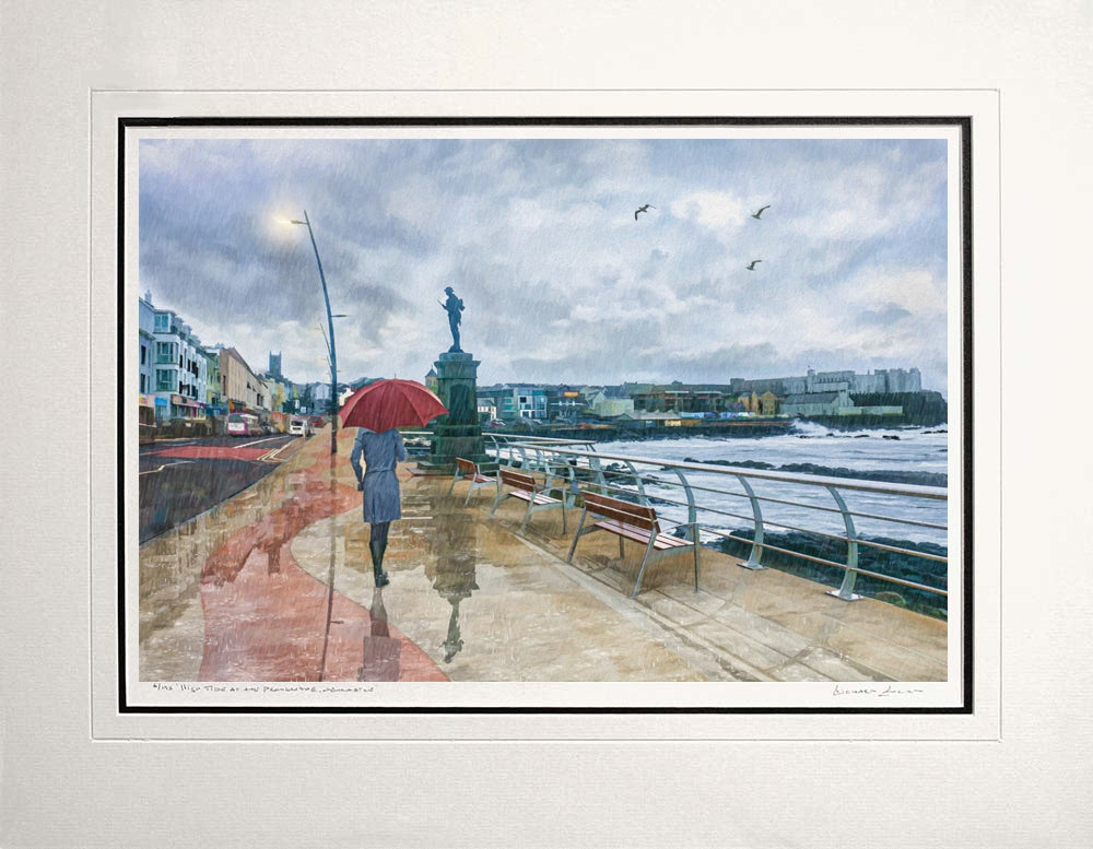 Co Derry - Rain Series - A Moment of Reflection, Portstewart - Unframed