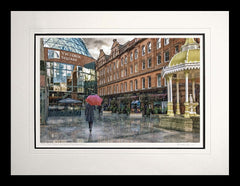 Belfast - Rain Series - Rainy Day Frame Black Flat 60x47.5
