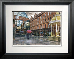 Belfast - Rain Series - Rainy Day Frame Black Chunky 76x59