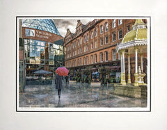 Belfast - Rain Series - Rainy Day Unframed 76x59