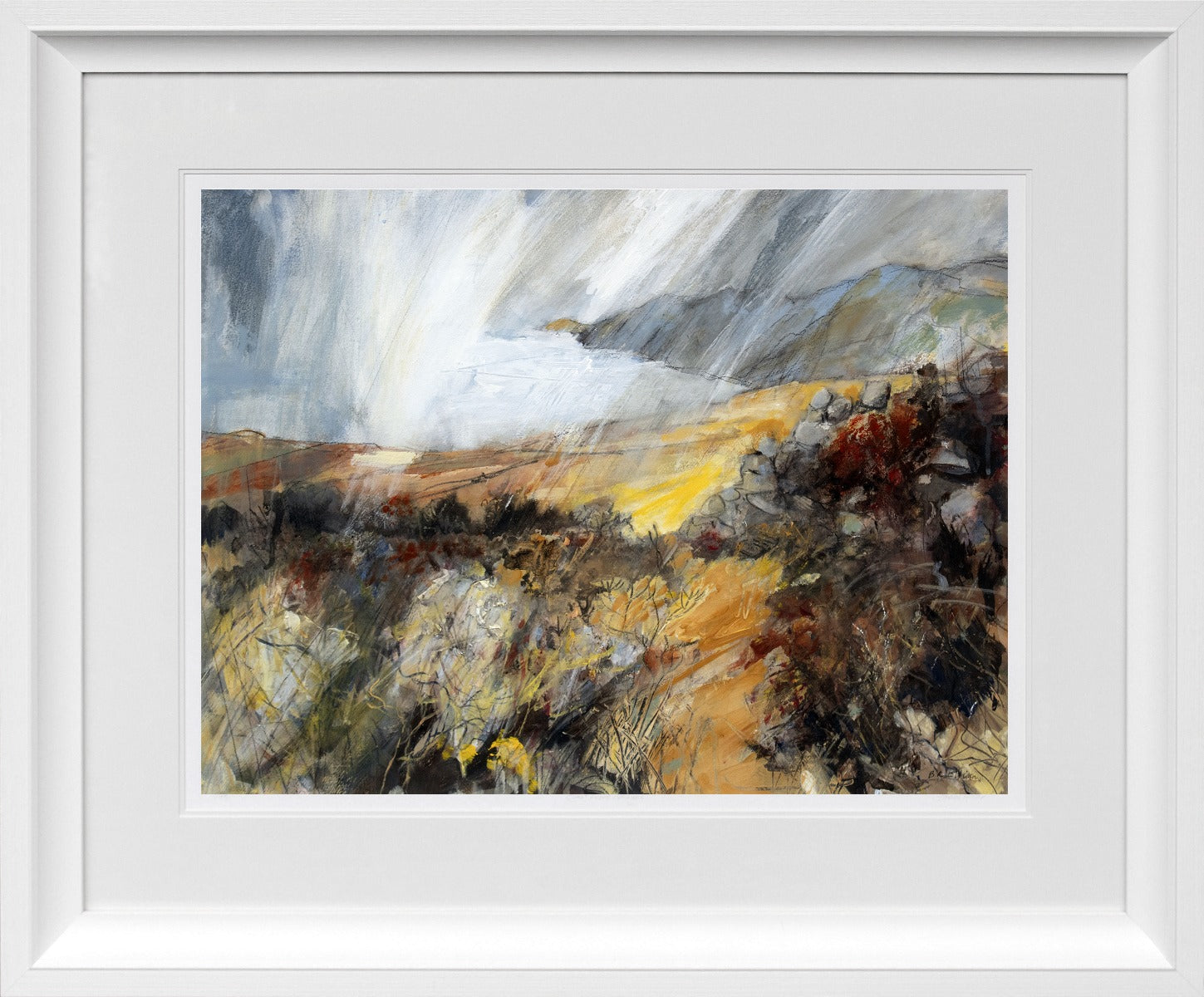 Print - Rainy Day On Coastal Path