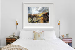 Print - Rainy Day On Coastal Path