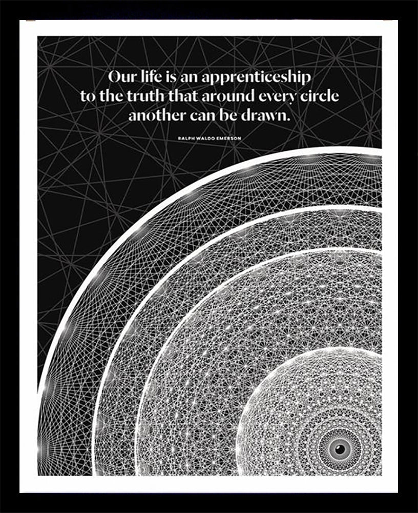 Ralph Waldo Emerson - Truth Black Box Frame