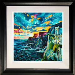 Print - Rathlin Lighthouse Chunky Black Frame Click & Collect