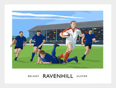 Sport - Ravenhill Belfast Frame White 40x30 No Mount