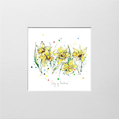Print Open Edition Florals - Ray Of Sunshine-12 x 12-Unframed