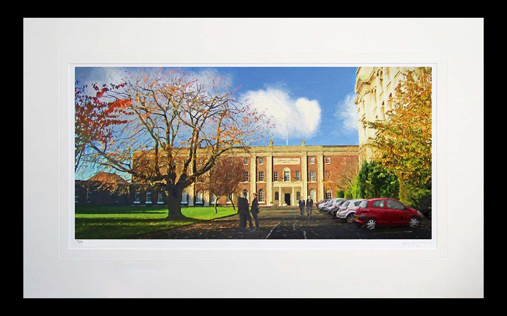 Belfast - RBAI Inst Flat Black Frame