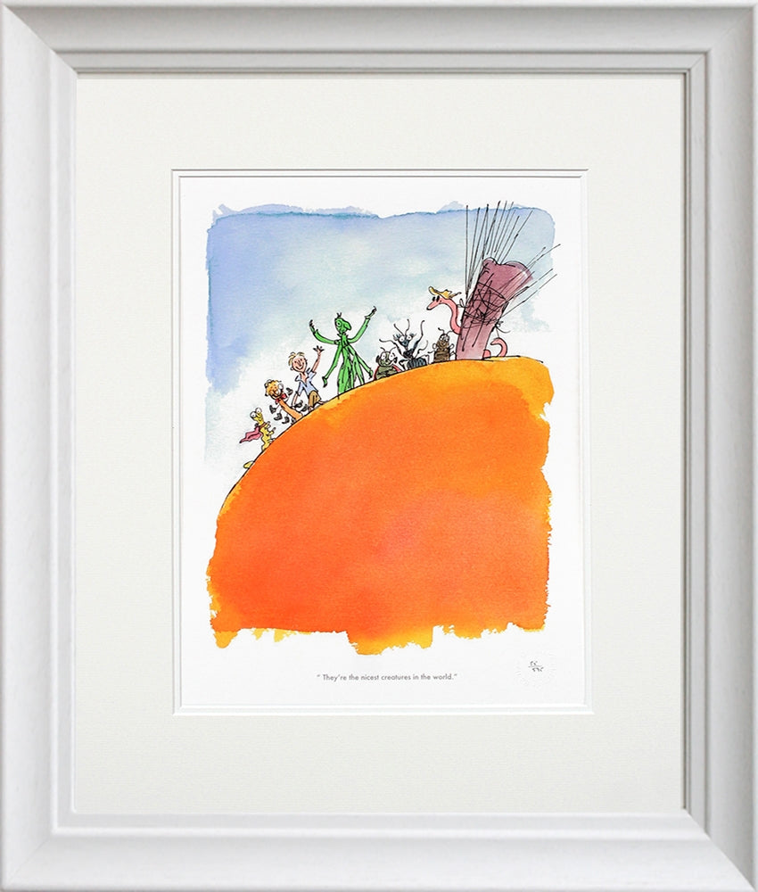 Roald Dahl James and the Giant Peach - They're the Nicest Creatures - Framed