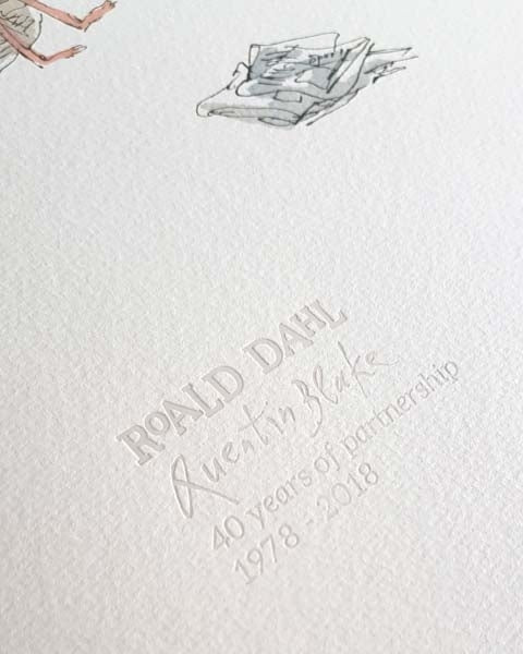 Roald Dahl And Quentin Blake 40th Anniversary