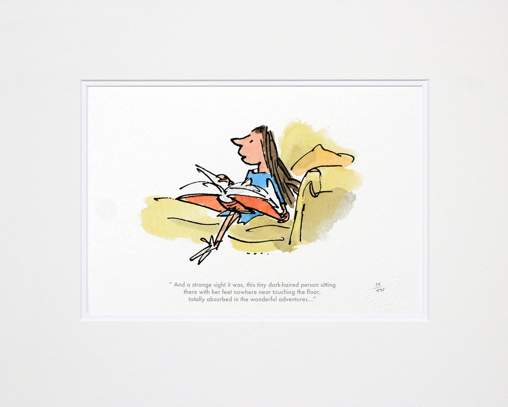 Roald Dahl Matilda - Totally Absorbed - Unframed