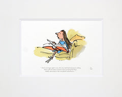 Roald Dahl Matilda - Totally Absorbed - Unframed