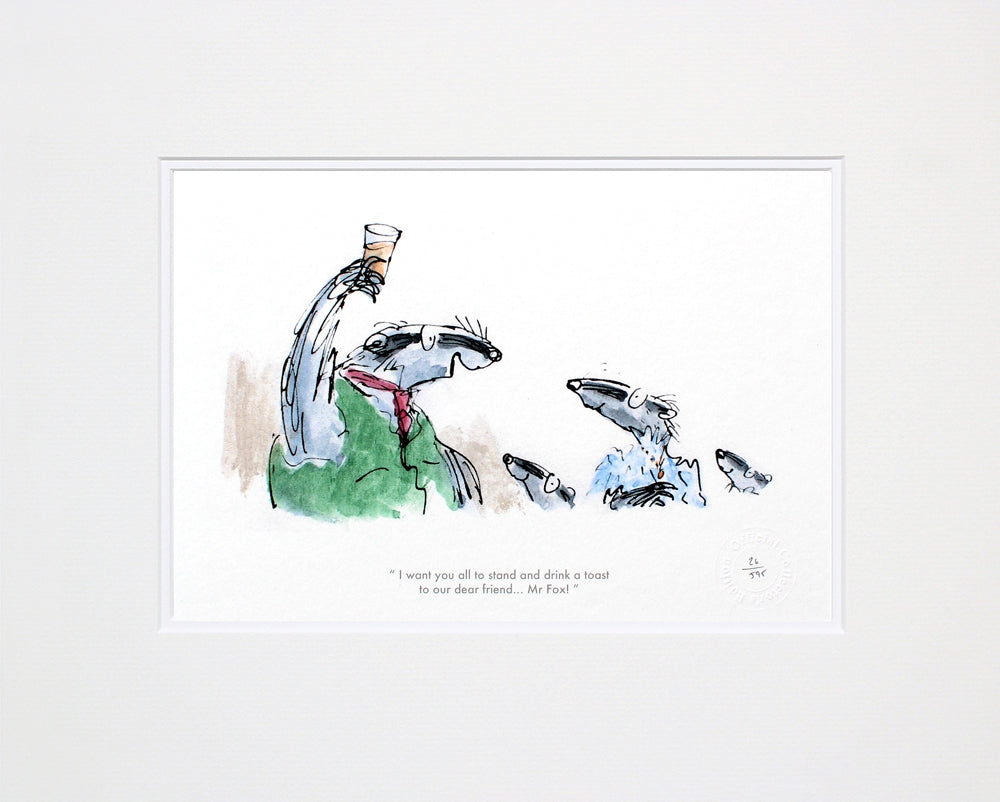 Roald Dahl Fantastic Mr Fox - To Our Dear Friend - Unframed