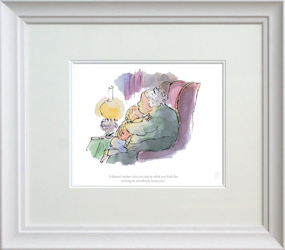 Roald Dahl The Witches - It Doesn't Matter Who You Are White Frame