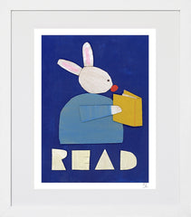 Read (Friendly Reminder)-18 x 25-White Box Frame